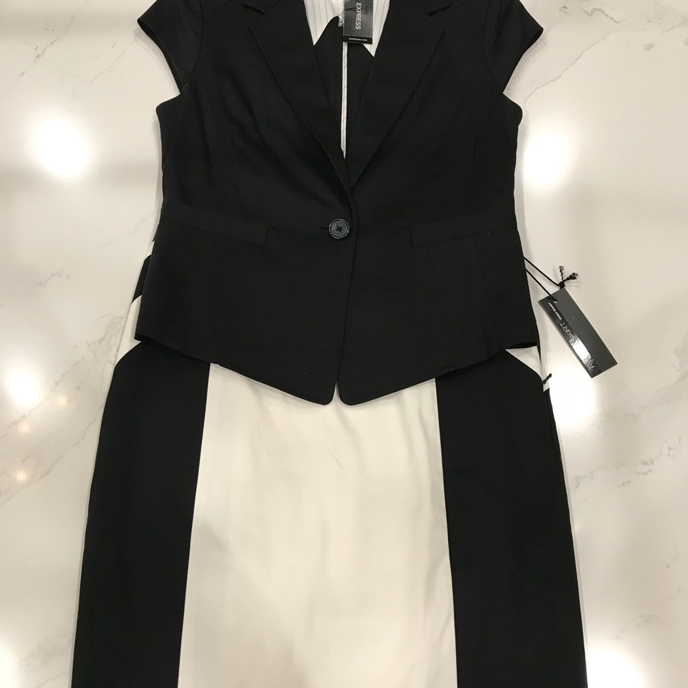 Express pencil skirt and jacket